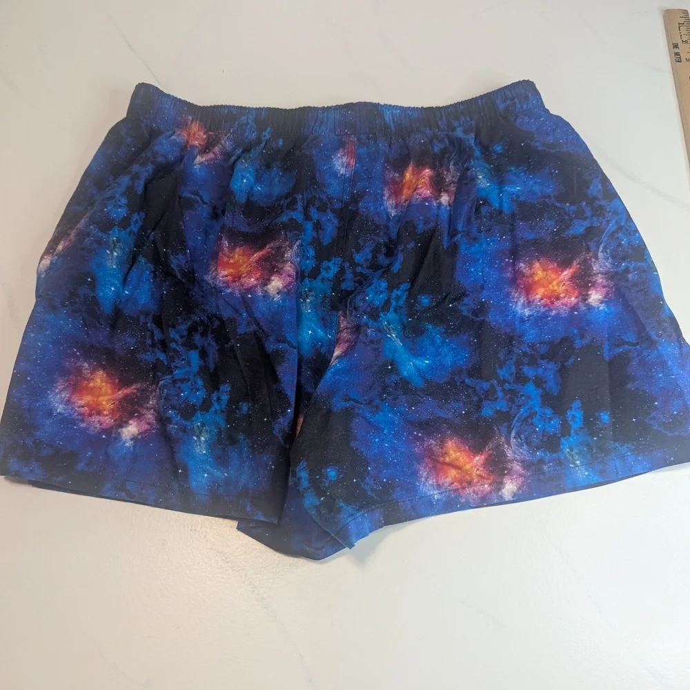 AMERICAN EAGLE Stretch Boxers Size XL (40-42) Blue Space Galaxy